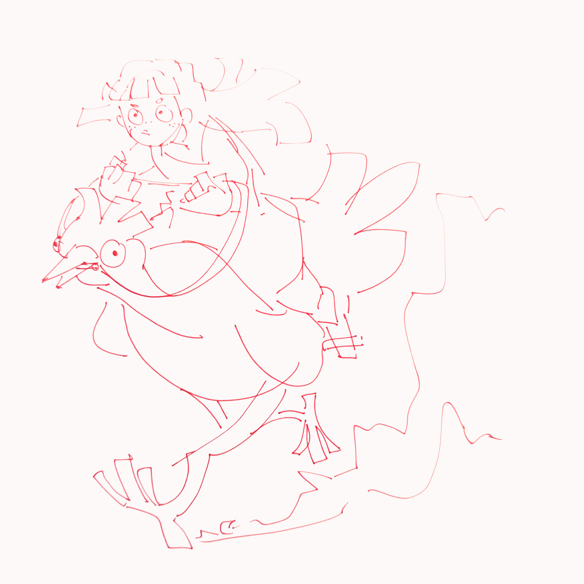 Character Art Drawing Process – Procreate