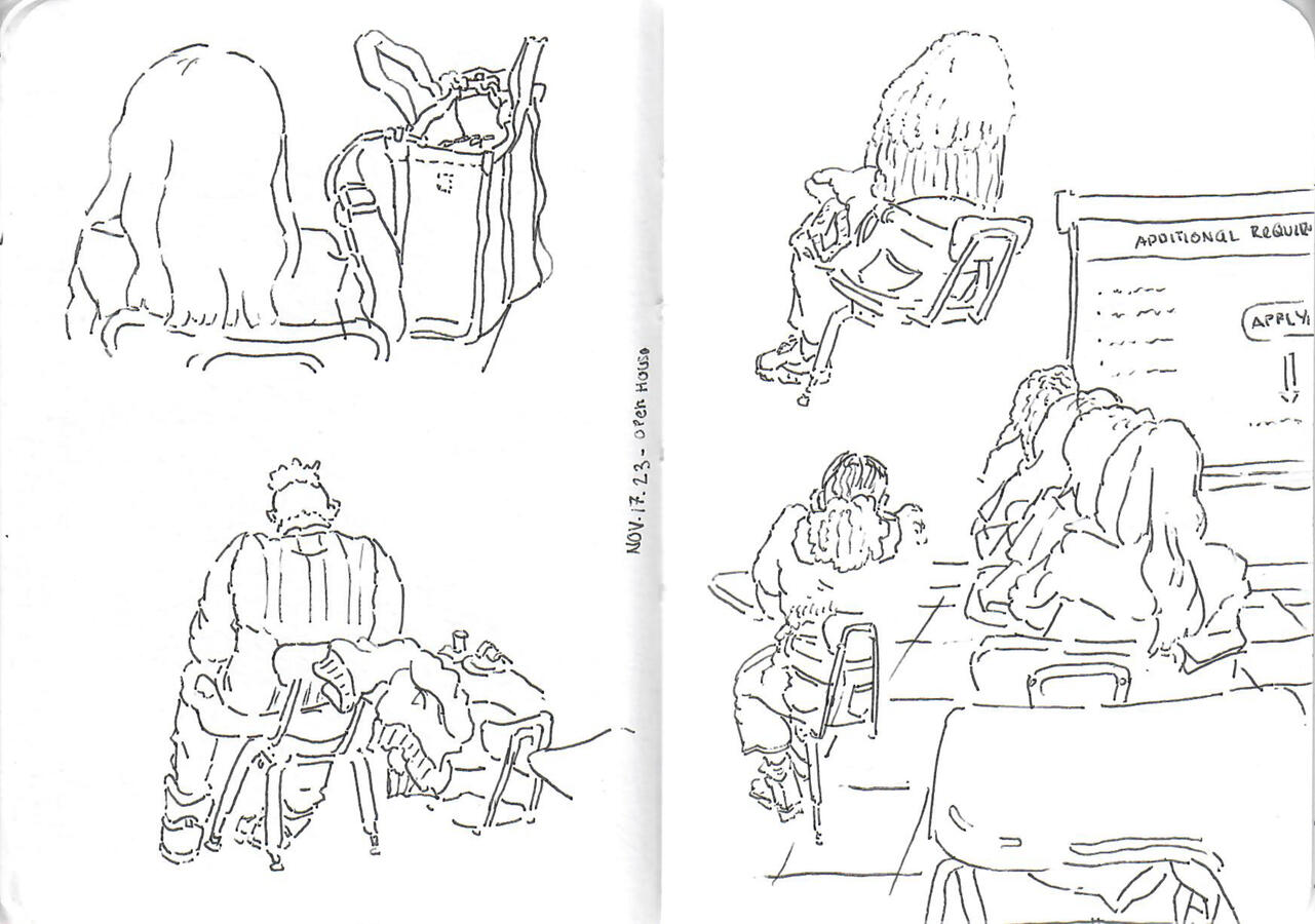 Sketchbook; 0.3 Muji Black Pen